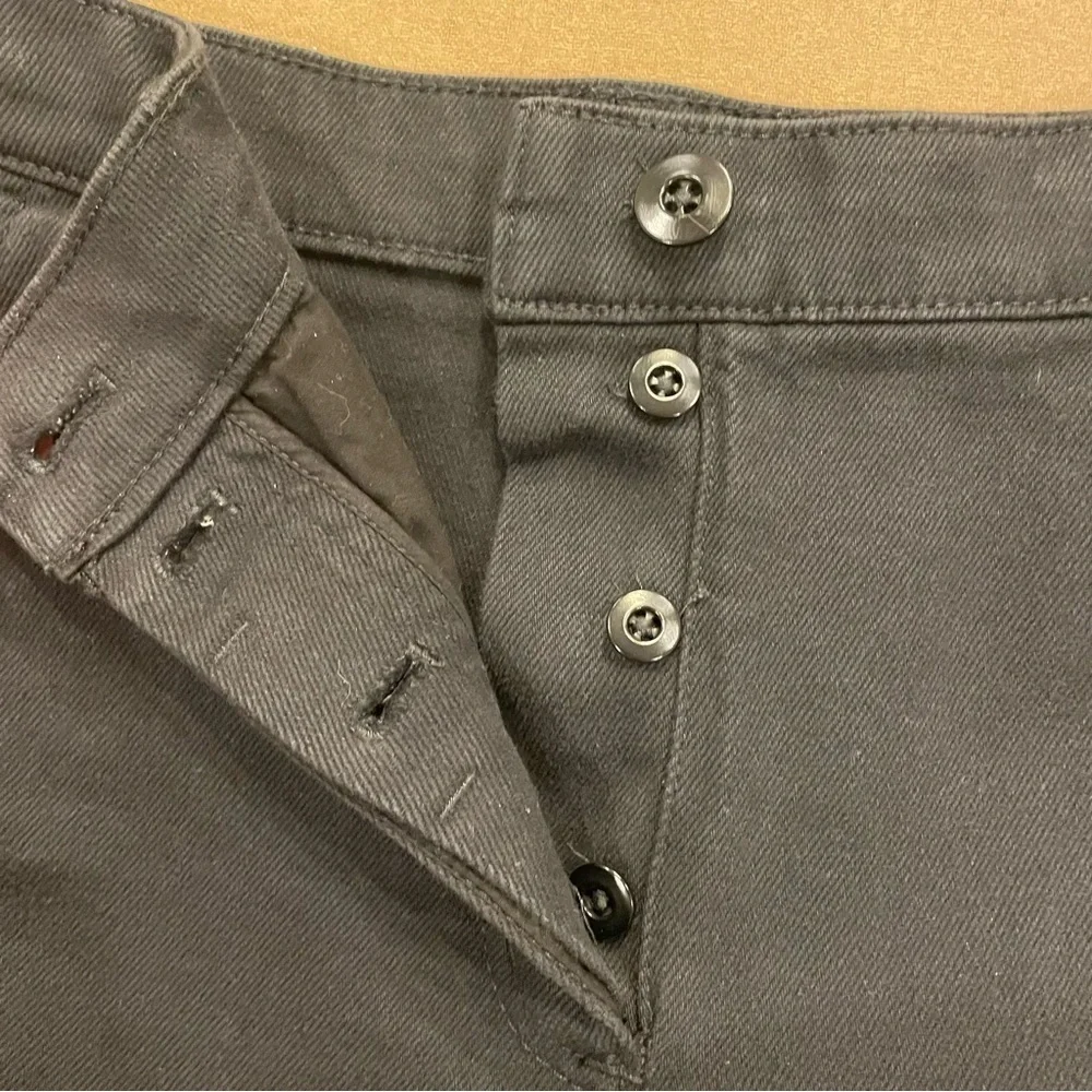 Aritzia Wilfred Free Black Denim Adjustable Cuff Black Cargo Pants Size 4